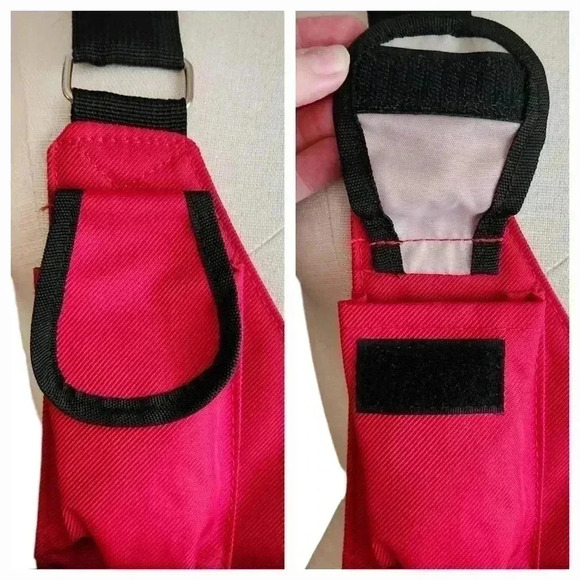 Heys Ecotex TravelMate Red Organizer Crossbody Bag Recycled Nylon - Picture 4 of 15